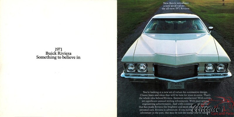 1971 Buick Riviera Car Brochure Page 3